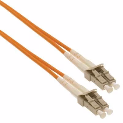 Cable De Fibra Optica Hpe Qk734a Macho/Macho Lc/Lc Pvc Gris, Naranja
