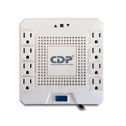 Cdp R-Avr1808 1800va/1000w Avr, 8 Salidas, 175 Julios, Proteccion Rj45, 120 Vac