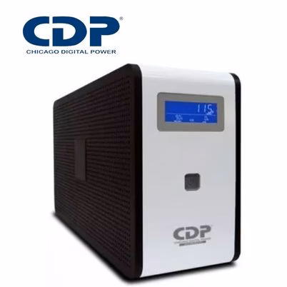 Sistema UPS CDP R-Smart1010 de 1000VA y 500W con Regulación Automática de Voltaje AVR y 10 Salidas de Protección