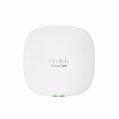 Access Point Inalámbrico Aruba Instant On AP25 Blanco con Dual Band, 4800 Mbps y Seguridad WPA2/WPA3 para Redes Empresariales