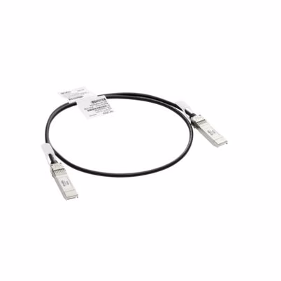 Cable De Fibra Óptica Aruba R9d19a Genero Del Cable Macho / Macho Tipo De Conectores Sfp+ / Sfp+ Velocidad De Transferencia De Datos 10 Gbit/S Longitud Del Cable 1m Color Del Producto Negro, Plata