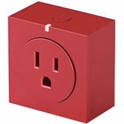 Enchufe Inteligente Orvibo S31-R-120v Potencia Maxima De Entrada 0.3w Corriente Maxima 15a Material De La Cubierta Policarbonato Color Del Producto Rojo