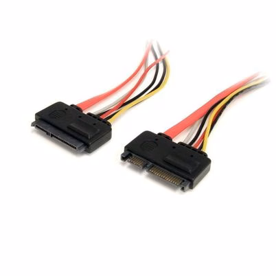 Startech.Com Cable De Extensión Sata De 22 Pines - Serial Ata Macho - Sata Hembra - 0, 3m
