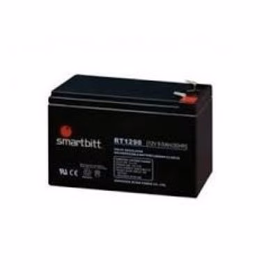 Batería De Respaldo Smartbitt Sbba12-9 12v, 9a Plomo Ácido Negro