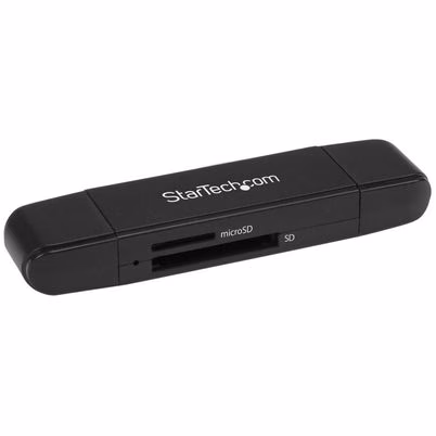 Startech.Com Lector Grabador Usb 3.0 Usb-C Tipo C Y Usb-A De Tarjetas De Memoria Flash Sd Micro Sd Alimentado Por Usb