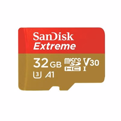 Memoria Flash Sandisk Extreme 32 Gb Microsdhc Uhs-I Clase 10 U3 Con Adaptador