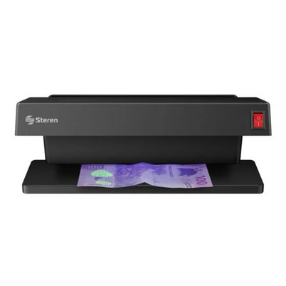 Detectores De Billetes Falsos Steren Seg-050 Tecnología Uv Potencia Del Foco 4w Voltaje De Entrada De 110v Color Del Producto Negro