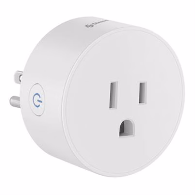 Contacto Inteligente Steren Shome-100 Carga Máxima 1000 W Conectividad Inalámbrica Wi-Fi Compatible Con Alexa, Google Assistant Color Blanco