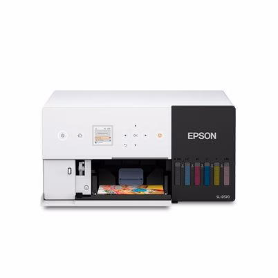 Multifuncional Epson Surelab D570 Sld570se Impresión A Color Tecnología De Inyección De Tinta Resolución Maxima De (1440x720) Dpi Dúplex Color Blanco, Negro