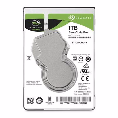 Disco Duro Interno Seagate Barracuda Pro 1tb 2.5" Serial Ata Iii 7200 Rpm
