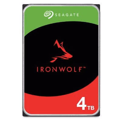 Disco Duro Interno Seagate Ironwolf St4000vn006 (3.5") 4tb Serial Ata Iii Transferencia 6 Gbit/S 5400 Rpm