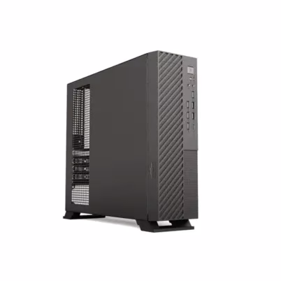 Gabinete Oficina Mince Slim ITX Stylos con Fuente 550W y Conectividad USB 3.0