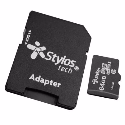 Tarjeta MicroSD Stylos STMS641B 64GB Clase 10 UHS-II con Adaptador SD