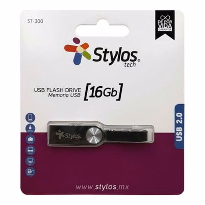 Memoria Usb Stylos St300 16gb Conexion Tipo A 2.0