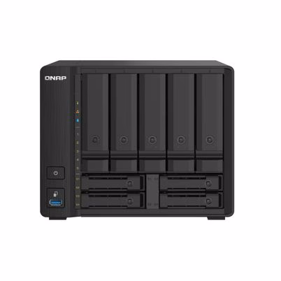 Servidor Y Sistema De Discos Qnap Ts-932px-4g Annapurna Labs-Alpine Al-324 1.7 Ghz 4gb Ddr4 9 Bahia(S) 1 Ventilador S.Operativo Qnap Turbo System Negro