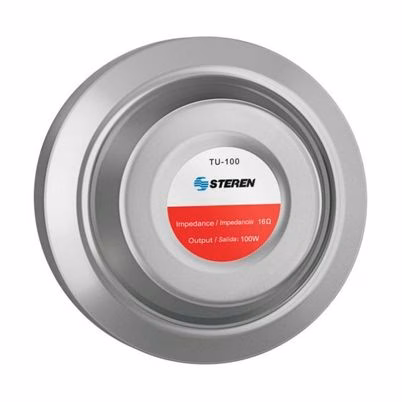 Unida Para Trompeta Y Altavoz Steren Tu-100 Potencia Rms 100w 16 Ohmios Color Gris