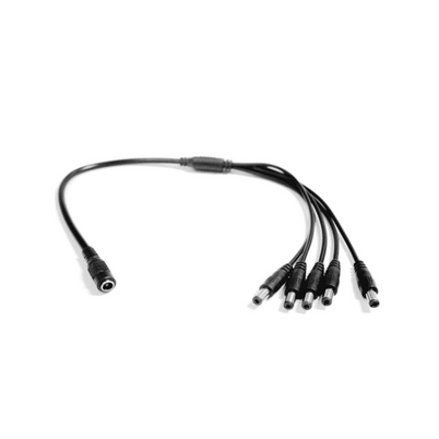 Divisor De Energía Saxxon Psuwb08 Hembra / Macho Color Negro