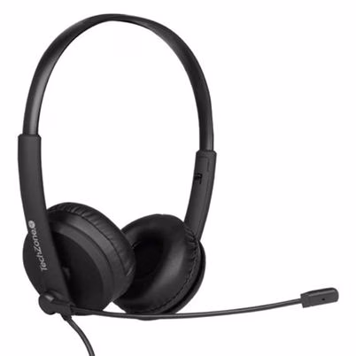 Audífonos Techzone Din One Tzacdia01 Estilo Diadema Biauricular Circumaural Conectividad Alámbrica Interfaz 3.5 Mm Usb 2.0 Longitud Del Cable 1.8 M Color Negro