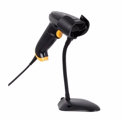 Lector de Código de Barras TechZone TZBESC3 en Color Negro, Escáner 1D USB Alámbrico para Punto de Venta