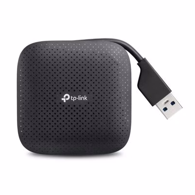 Tp-Link Uh400 Hub De Interfaz Usb 3.2 Gen 1 (3.1 Gen 1) Type-A 5000 Mbit/S Negro