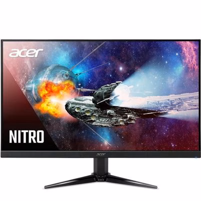 Monitor Gamer Acer Nitro QG1 de 27 Pulgadas Full HD con Panel VA, 200Hz de Frecuencia de Actualización y Tiempo de Respuesta de 1ms en Color Negro