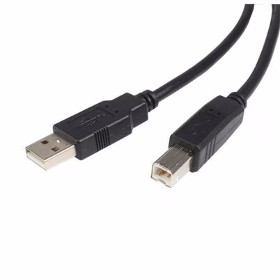 Cable USB StarTech.com USB2HAB10 de 3 Metros en Color Negro con Conectores USB A/B Macho y Transferencia de 480 Mbit/s