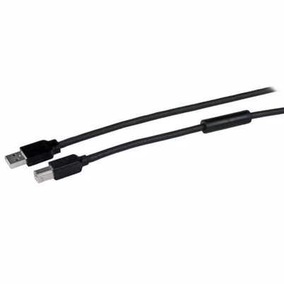 Cable USB 2.0 Activo Amplificado 15 Metros USB-A a USB-B para Impresoras