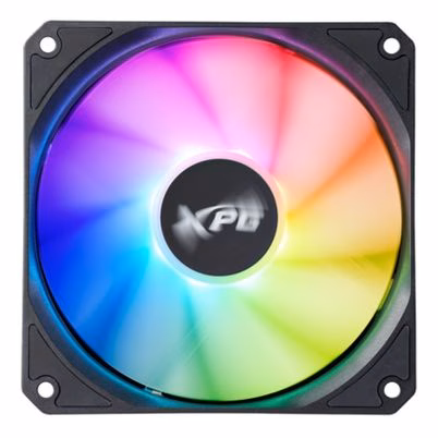 Ventilador Xpg Vento R 120argbpwm-Bkcww Nivel De Ruido Máximo 38.3 Db Flujo De Aire Máximo 65.33 Cfm Rotación Maxima De 1600 Rpm Argb Material Aluminio Color Negro