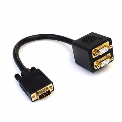 Startech.Com Cable De 30cm Duplicador Divisor De Vídeo Vga De 2 Puertos Salidas Compacto - Bifurcador