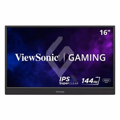 Monitor Viewsonic Vx1654 (15.6") Panel Ips Resolución Máxima De La Pantalla (1920x1080) Pixeles Tiempo De Respuesta 5ms Interfaz Vga, Hdmi Color Negro