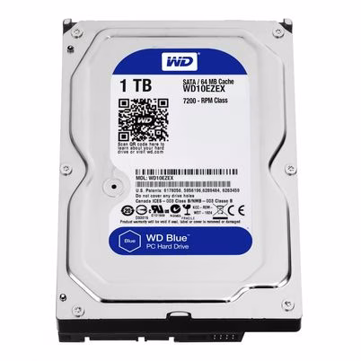 Disco Duro Interno Western Digital Blue 1tb 3.5" Serial Ata Iii 7200 Rpm