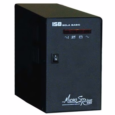 No Break Sola Basic Micro Srinet Xrn-21-481 Ups 480va 300w Con Regulador Y 8 Contactos