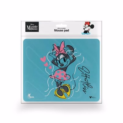 Mousepad Xtech Xta-D100mm Tamaño Mediano Base Antiderrapante, Antideslizante Material De Elaboración Tela, Caucho Color Del Producto Azul