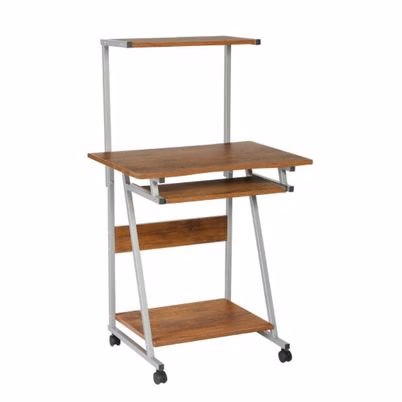 Escritorio Para Computadora Xtech Xtf-Cd188 Capacidad (39.91 Kg) Forma Rectangular Madera, 4 Rueda(S) Acero Roble
