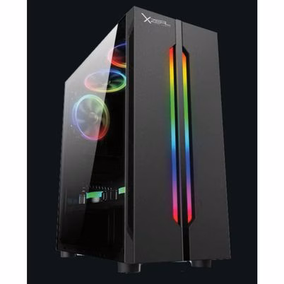 Gabinete Gamer Xzeal XZ120 Midi-Tower con Soporte Multi-formato y Refrigeración Avanzada