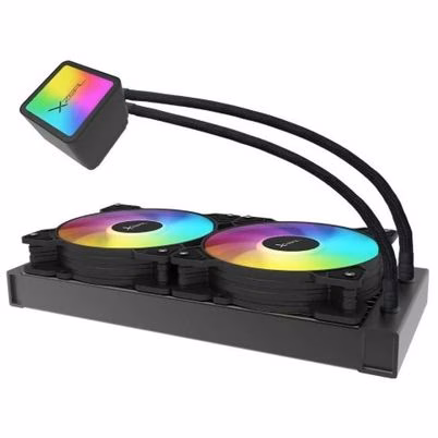 Enfriamiento Liquido Xzeal Xzco400b 2 Ventiladores 18 Db 500-2000 Rpm Negro
