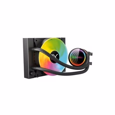 Enfriamiento Liquido Xzeal 120mm Redondo Xz-409 Cpu 1fanx120mm Argb 3 Pines+Pwm 4 Pines+Seguro Intel/Amd Negro
