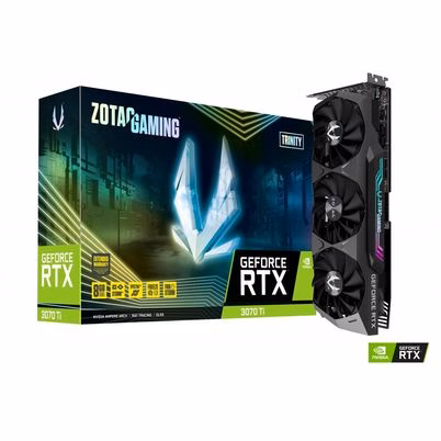 Tarjeta de Video Zotac GeForce RTX 3070 Ti Trinity con 8GB GDDR6X, 6144 Núcleos CUDA y Enfriamiento IceStorm 2.0